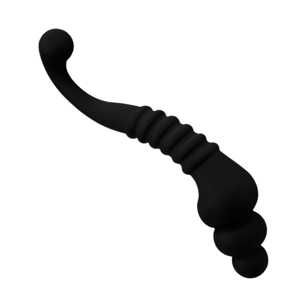 Kurviger Analdildo aus Silikon