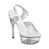 Plateau-Sandalette mit Riemchen