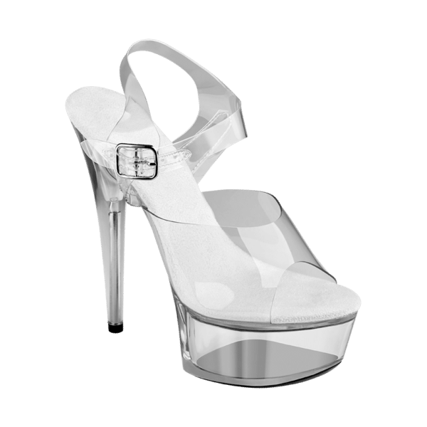 Plateau-Sandalette mit Riemchen