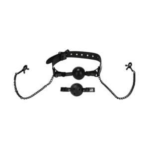 Ball Gag & Nipple Clips