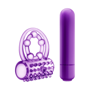 Vibrating Double Strap Cock Ring