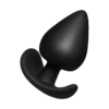 Dildo mit innenliegender Kugel aus Silikon