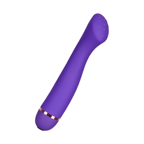 G-Punkt-Vibrator mit genoppter Spitze aus Silikon