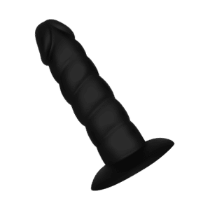 Gerippter Dildo aus Silikon