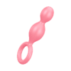 Analplug aus Silikon mit 2 Kugeln