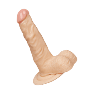 Flexibler Naturdildo mit Saugfuß