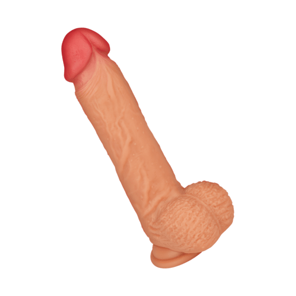 Silikon-Naturdildo mit Saugfuß