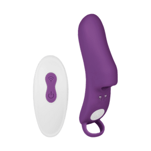 Süßer Fingervibrator mit Fernbedienung