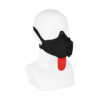 Maske im Maulkorb-Design