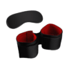 Weiche Handfesseln mit Maske
