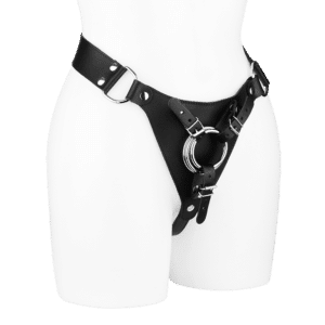 Strap-On-Geschirr aus Leder