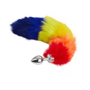 Buttplug Small with Rainbow Tail