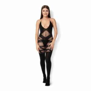 Opaque and Sheer Bodystocking