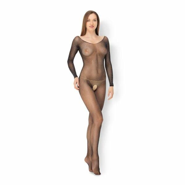 Chrystalized Fishnet Bodystocking