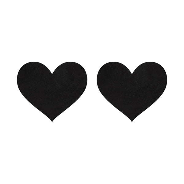 Black Satin Heart